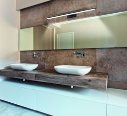 Pandella 1 badkamerspiegellamp zwart