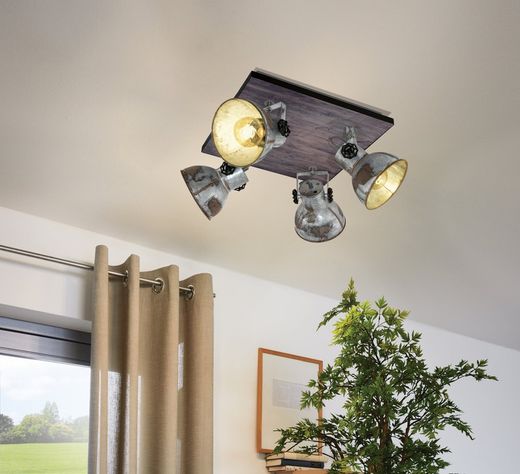 Barnstaple plafondlamp met 4 spots