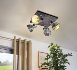 Barnstaple plafondlamp met 4 spots