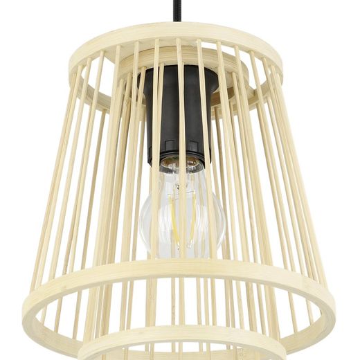 Lâmpada de sala de estar suspensa Hykeham estilo vintage