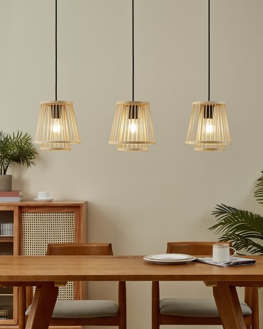 Lâmpada de sala de estar suspensa Hykeham estilo vintage