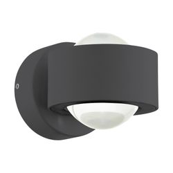 Lámpara de pared aplique ono 2 antracita