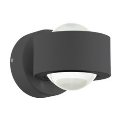 Ono 2 antraciet wandlamp