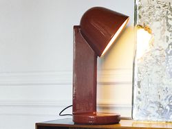 Ceramique tafellamp Rood