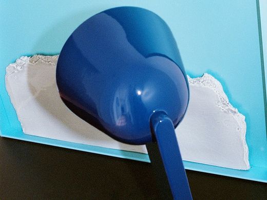 Candeeiro de mesa lateral Ceramique Azul - F1633014