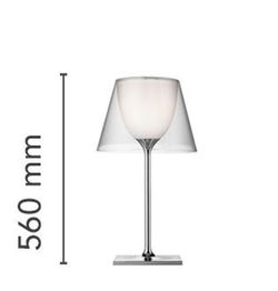 Candeeiro de Mesa Ktribe T1 Dim Eu Prata