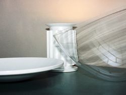 Petite lampe de table Taccia Blanc mat - F6604009