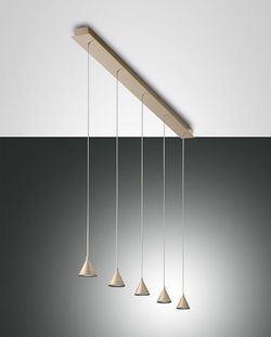 Lampara de techo colgante delta 5l