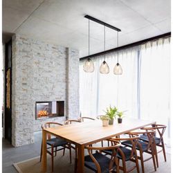 Luminária de teto vintage gisella 3l