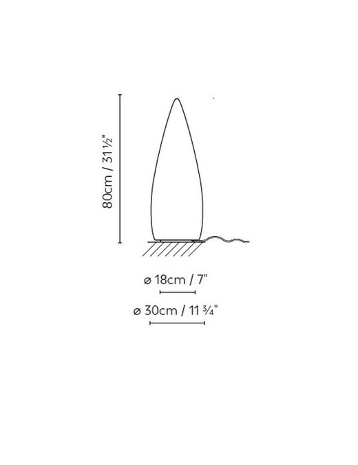 Kanpazar 80b led decoratieve lamp