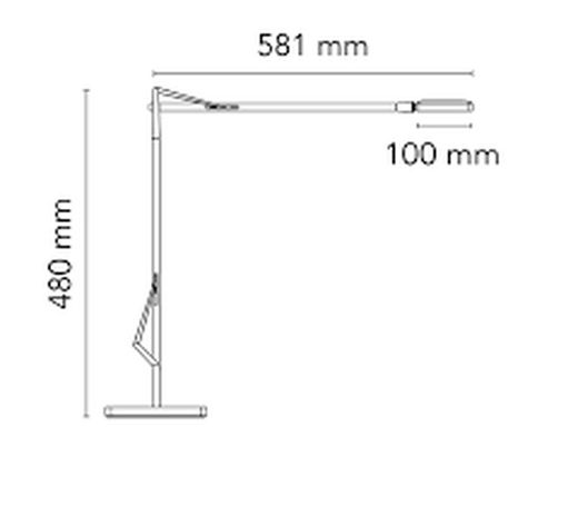 Kelvin Led Flexo tafellamp van Flos