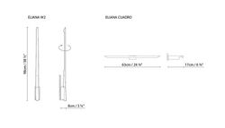 Applique Intérieur Eliana W2 Led Blanc