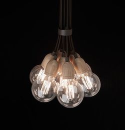 Lámpara interior colgante ilde wood max s19 led