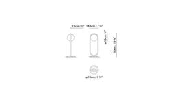 Binnentafellamp C_Ball T Messing