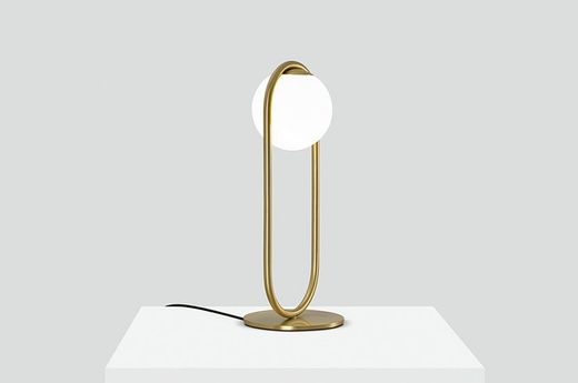 Binnentafellamp C_Ball T Messing