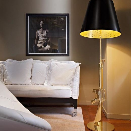 Lámpara lounge gun oro brillante