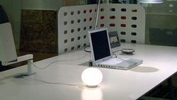 Mini Glo-Ball T-lamp Wit