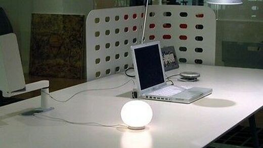 Mini Glo-Ball T-lamp Wit