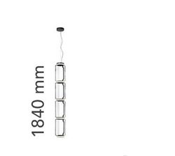 Noctambule 4 Lage Cilinders Lamp