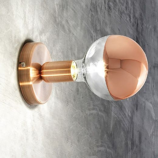 Copper ceiling lamp POINT