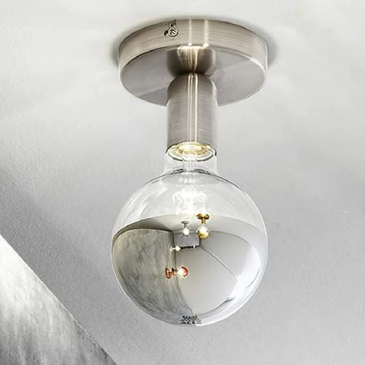 Ceiling lamp POINT Satin Nickel