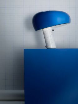 Snoopy Navy Blue Table Lamp