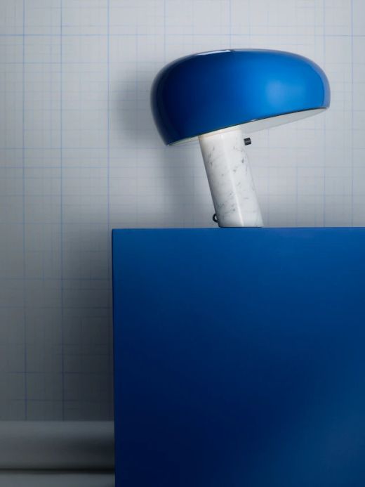 Snoopy Navy Blue Table Lamp