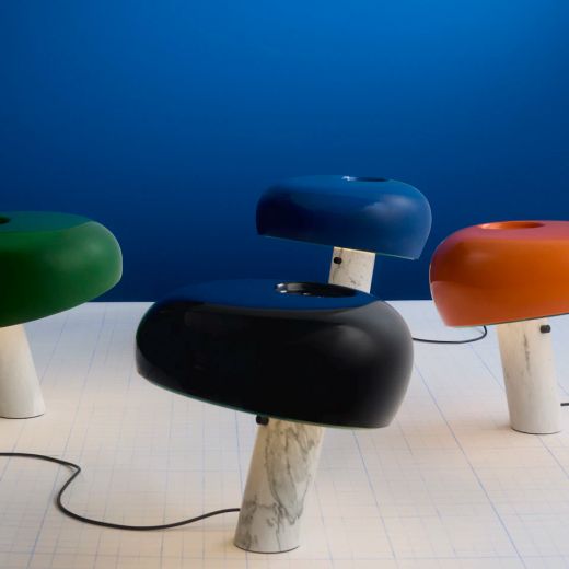 Orange Snoopy Tischlampe