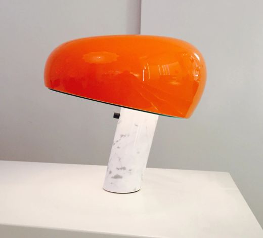 Orange Snoopy Tischlampe
