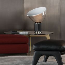 Zwarte methacrylaat LED-aanraaklamp (PMMA)