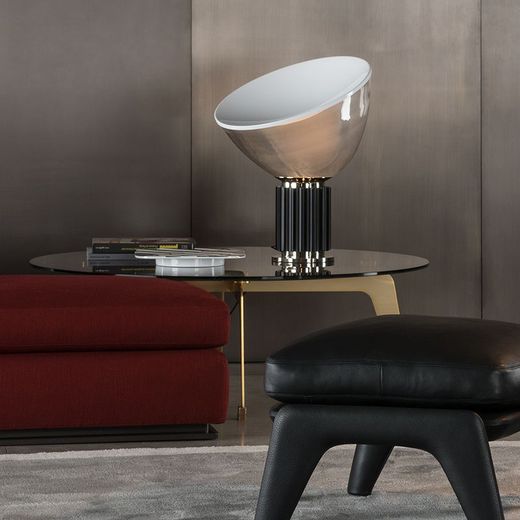 Zwarte methacrylaat LED-aanraaklamp (PMMA)