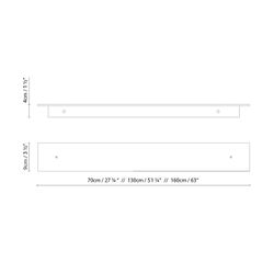 Technische Wandleuchte Marc W70 (2l) Led Grau