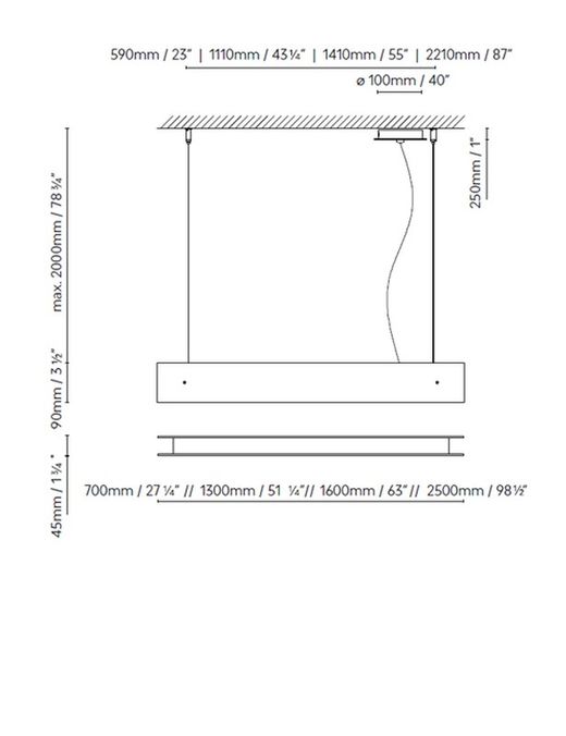 Hanglamp Marc S70 Led
