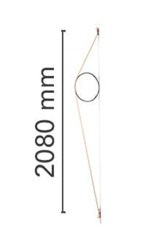 Roze kabelbedradingslamp