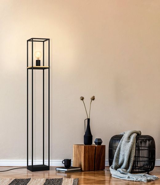 Candeeiro de pé preto Libertad