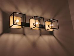 Libertad Plafondlamp 3 Lichts Zwart Hout