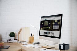 Masserie witte tafellamp