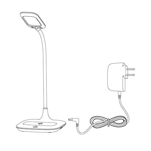 Masserie witte tafellamp