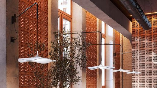 Mediterrània 52 A/98 White Ribbon Wall Lamp