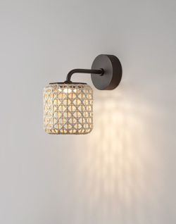 NANS A/01 OUTDOOR - LÂMPADA DE PAREDE - TRIAC REGULÁVEL - GRAFITE MARROM