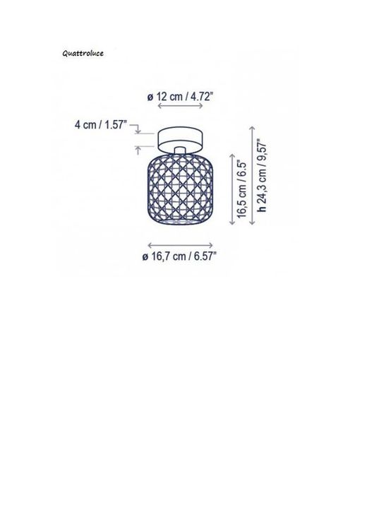 NANS PF/16 OUTDOOR plafondlamp