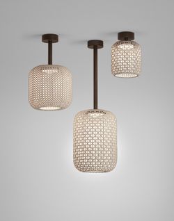 NANS PF/21 OUTDOOR - DECKENLEUCHTE - DIMMBARER TRIAC - GRAPHITBRAUN
