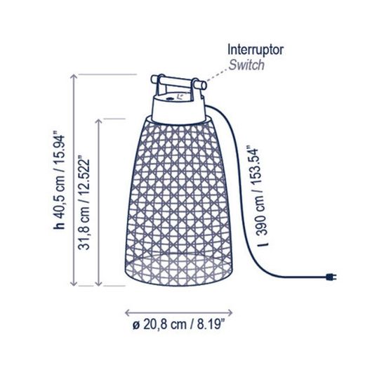 NANS DRAAGBARE M/41 BUITENlamp