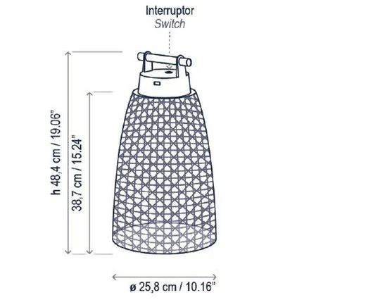 NANS DRAAGBARE M/49 BUITENlamp