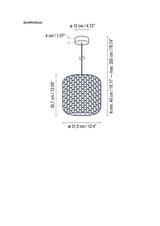 NANS S/31 OUTDOOR - SUSPENSION - DIMMABLE TRIAC - GRAPHITE BROWN