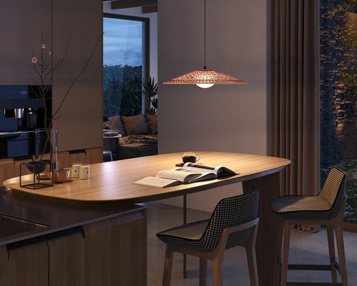 Lampe d'extérieur rouge Nans S/55