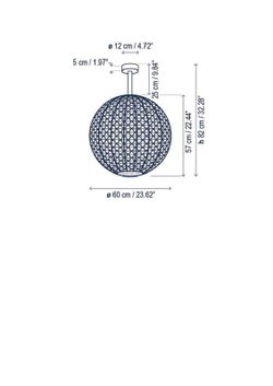 NANS SPHERE PF/60 OUTDOOR plafondlamp