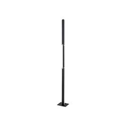 Schwarze LED-Stehlampe Sindri