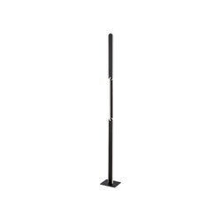 Schwarze LED-Stehlampe Sindri