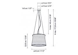 Syra 45 outdoor pendant